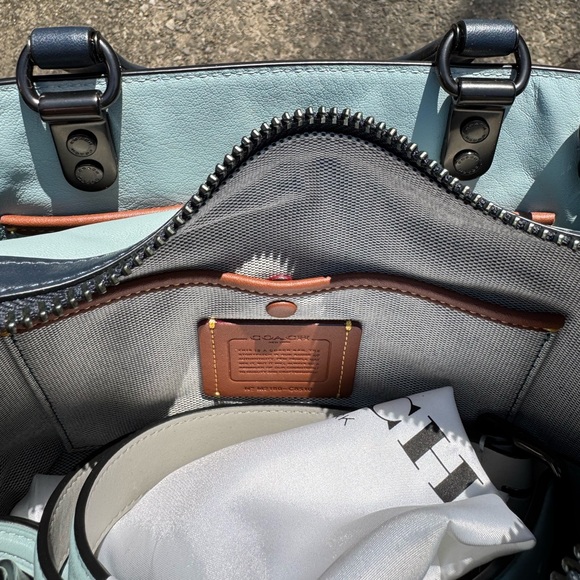 Coach Rogue 25 with Tea Rose in blue/green - Picture 15 of 16